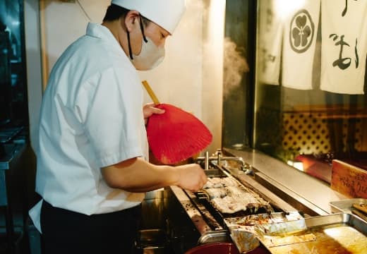 料理人の仕事風景